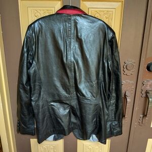 Luciano Natazzi men's lamb leather blazer Size L